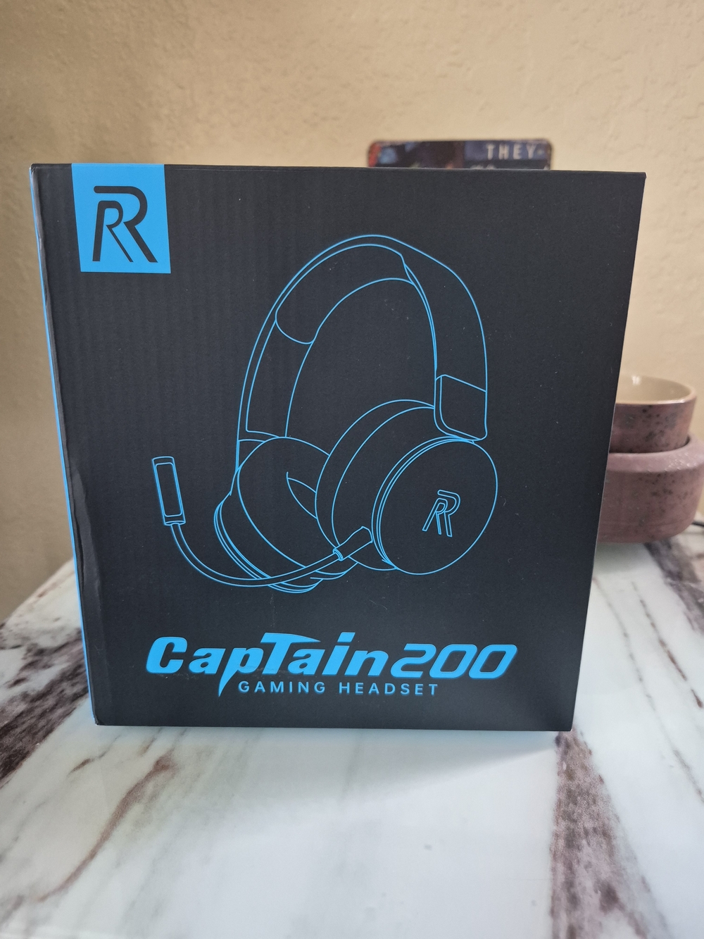 RYR Captain200 Gaming Headset - Black with Green.